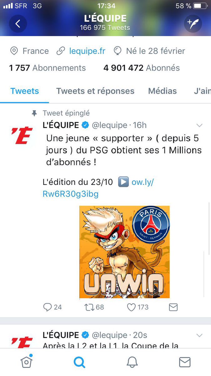 xStxyF's tweet photo. OMGG le 1 million de @UnwinGTA a déjà fait le tour de tous les médias 😱 ! https://t.co/dtk8FcwhNG
