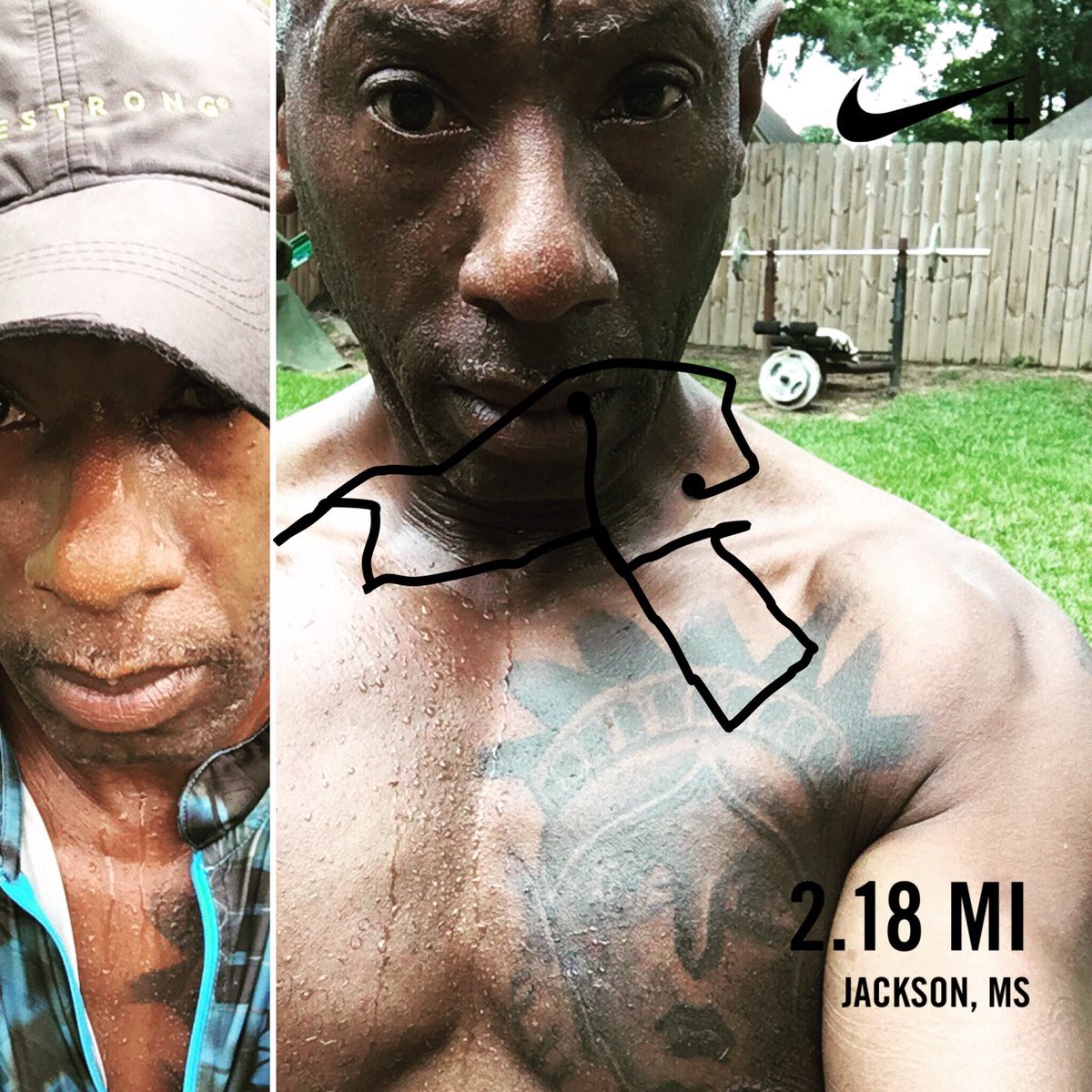 RevDiv's tweet photo. sigmagammarho #nikeplus #nrc #justdoit #movefastrunning #The key to your youthfulness is your fitness https://t.co/PwSOkKcdJF