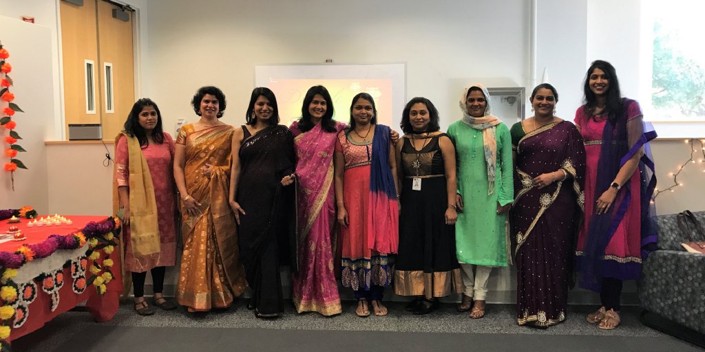 UMassChanIT's tweet photo. Our department had a great time at our Diwali celebration last week! Thank you to everyone who made it possible. https://t.co/ZPEA8oH0cM