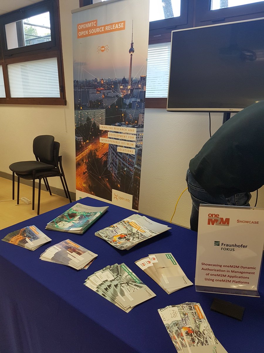 IIoT_Center's tweet photo. Final preparations. Join us at @ETSI_STANDARDS #IoT Week, and see #OpenMTC @fraunhoferfokus showcases. #IoTETSI #IoT #iotplatform https://t.co/XO9JnmKRoY