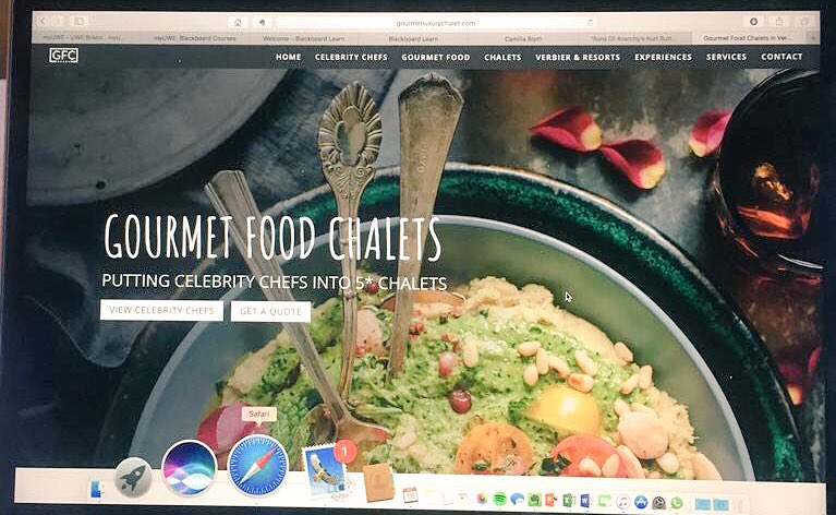 Our new website is up &amp; running! launch is officially tomorrow #gourmetfoodchalets #launch #popuprestaurant #celebritychef #verbier#alps#ski