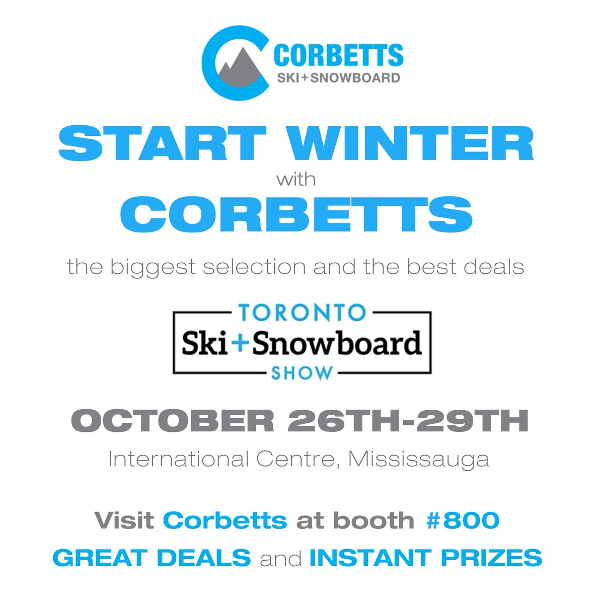 Corbetts Corbetts Twitter for Elegant and also Lovely ski and snowboard show mississauga for Household