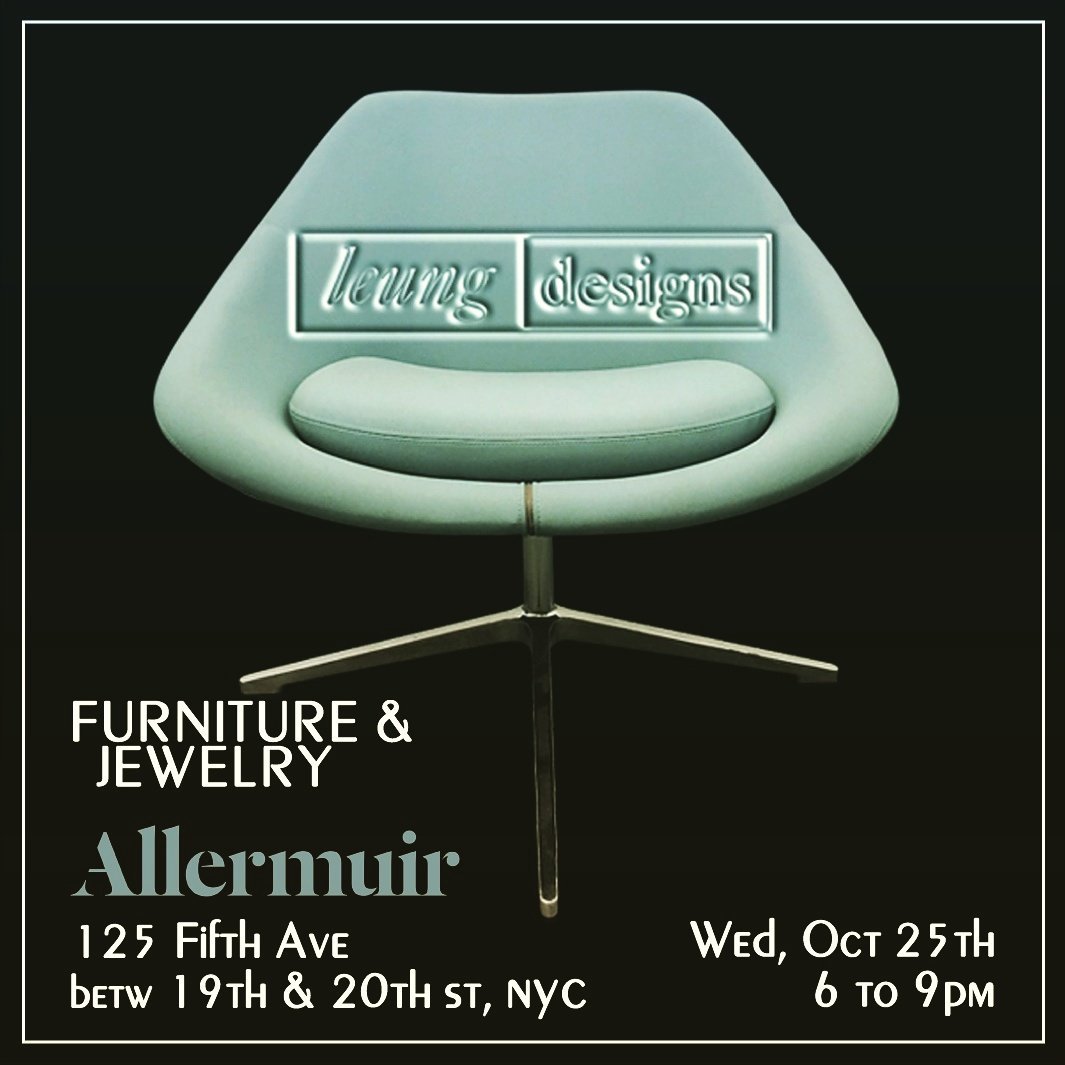 leungdesigns's tweet photo. two more days... come see, shop, drink &amp; nibble! @allermuir @knolltextiles #liquidelements #jewelry #jewelryblogger#furniture #design https://t.co/coHREsBkBb