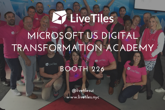 livetiles's tweet photo. We're at #Microsoft #DTA this week! Make sure to visit #Booth226 to meet the team and see the Intelligent Workplace in action! #UI #UX https://t.co/1LNa9z7m44