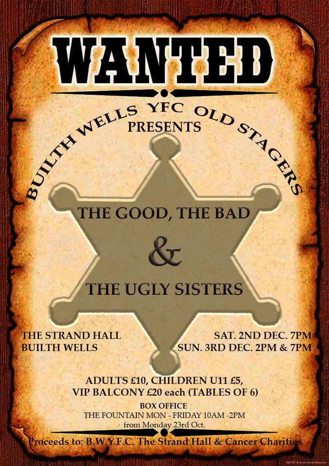 Builth Wells YFC Old Stagers are coming out of retirement after 20 years to perform once again #yfc #panto #fundraising