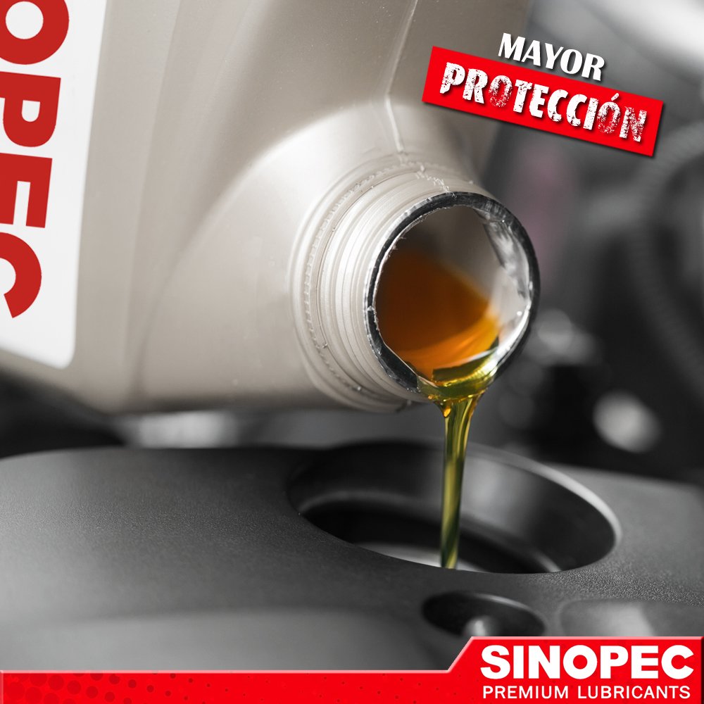 Ultima tecnología en lubricantes. Mayor protección, mas rendimiento y mejor economía para tu vehículo. Confía en SINOPEC.