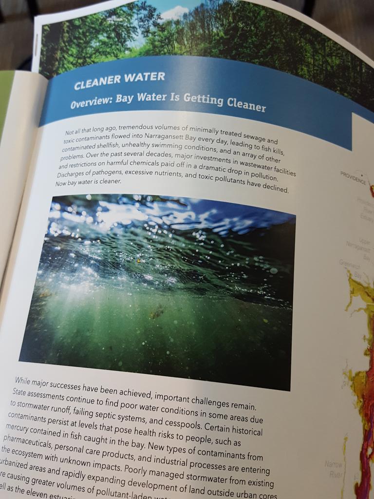 SaveTheBayRI's tweet photo. Lots of good news coming out of the #nbep State of #NarragansettBay and it's Watershed Report. Let's keep it moving forward. https://t.co/GPWatBn2iC