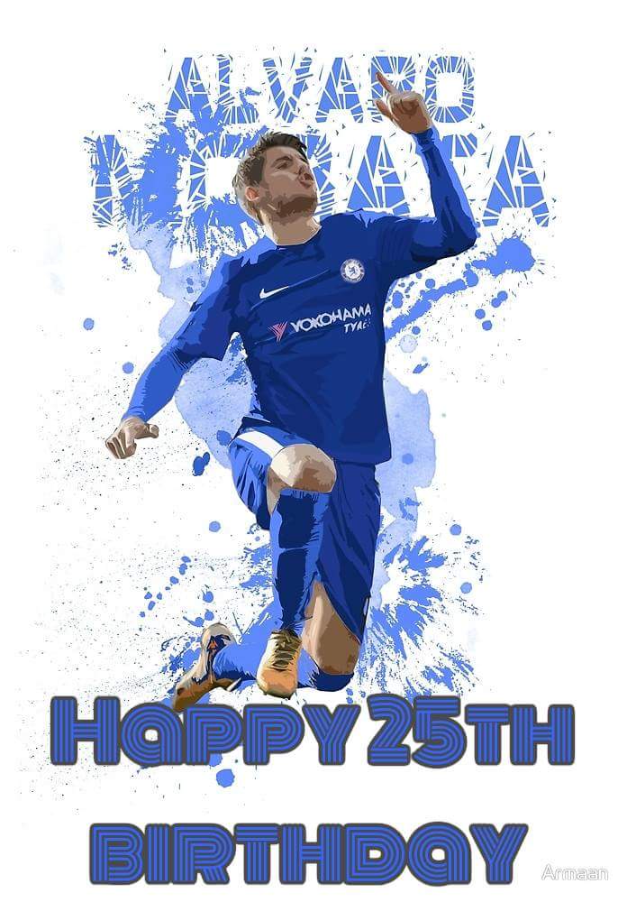 Happy 25th birthday, Álvaro Morata!!!!!    