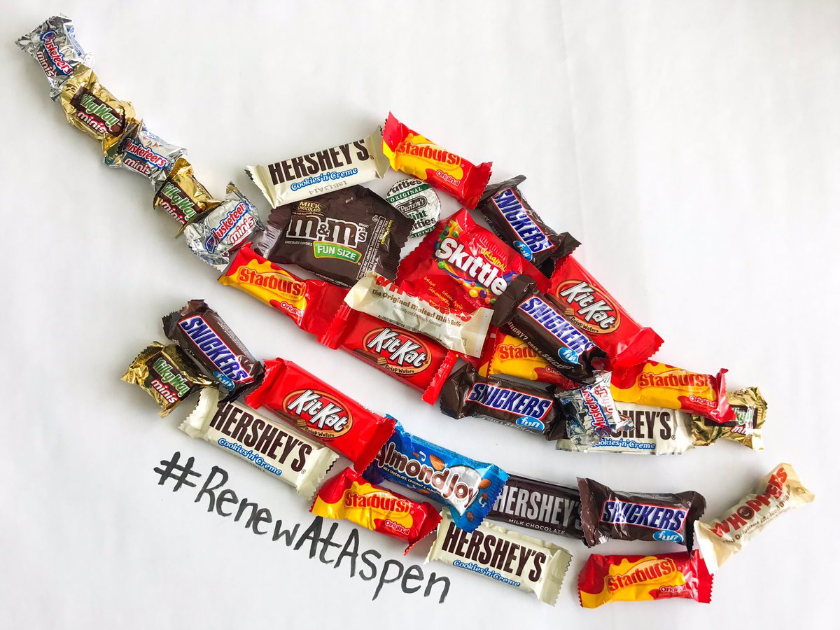 AspenUNCW's tweet photo. No tricks, only treats! 🍫🍬🍭 Come in and satisfy your sweet tooth... and that craving to #RenewAtAspen 😁 https://t.co/pCcvqE7wNk