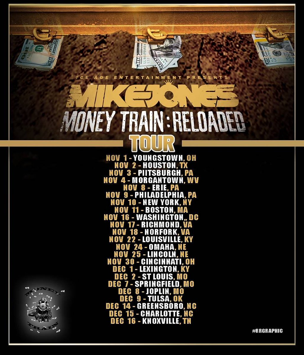 KooFILMS's tweet photo. #MoneytrainRELOADED TOUR @Mr_Mike_Jones @J_Strongarm @YungDeuceIceAge @magnopage @mr_jayjones @IAMT3 @MARCOPOLOHITS @YungMeOfficial @XXL https://t.co/43mq69hKC1