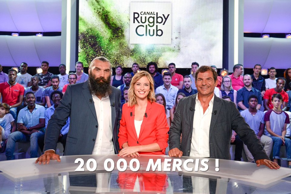 CanalplusRugby's tweet photo. Vous êtes plus de 20K à nous suivre 🎉

A cette occasion, RT+Follow #CRC pour tenter de gagner 2 places pour voir votre équipe préférée 🎁🏟️ https://t.co/0lfDzCOy4H