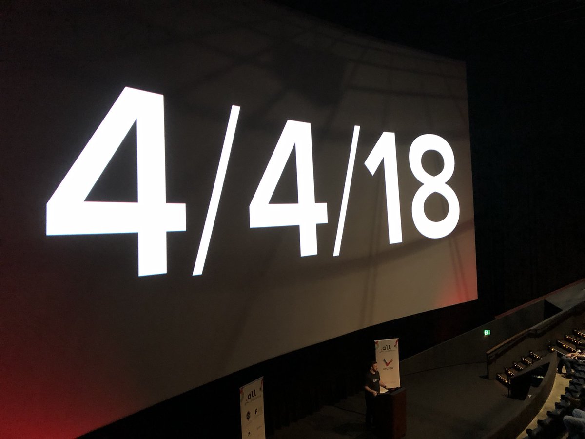 Release date for Craft 3 is 4/4/2018 🎉 #craftcms #craft3 #dotall2017