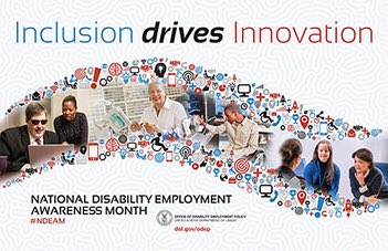 October is National Disability Employment Awareness Month! Learn more at dol.gov/ndeam. #NDEAM #Breakthrough4abuddy