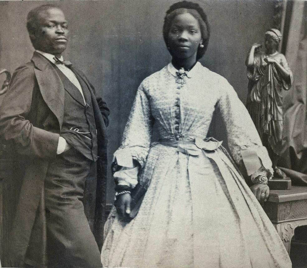 Picture of James Pinson Labulo Davies in 1862 African Industrialist pioneer . a Yoruba noblewoman and goddaughter to Queen Victoria. 