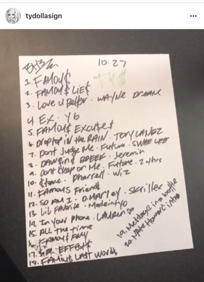 Pop Crave On Twitter Ty Dolla Ign Posted The Tracklist For His Upcoming Album Beach House 3 It Is Now Confirmed That Lauren Jauregui Will Be Featured Https Tco 8rukn8nluq
