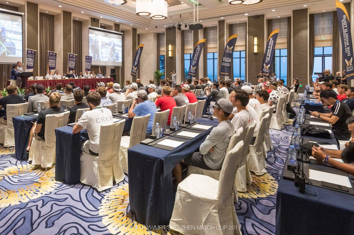 worldmatchtour's tweet photo. #WMRTChina is ready as Match Racing World Championship begins TOMORROW! Top #matchracing teams are here for the final stop on the 2017 WMRT! https://t.co/y0JtY2LI3D