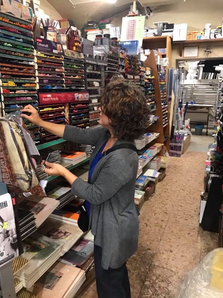 CarynDahm's tweet photo. Somehow we bumped into an art store in every Italian city we visited. Happy day! #fineto #permanento #aquarelle #learningitalian https://t.co/optDCHnPF2