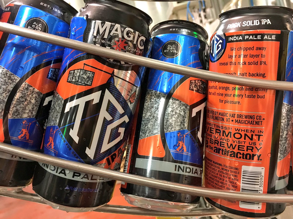 magichat's tweet photo. 16oz cans of TFG are on their way to your face. #RockSolidIPA https://t.co/XE4s7QR8Qu