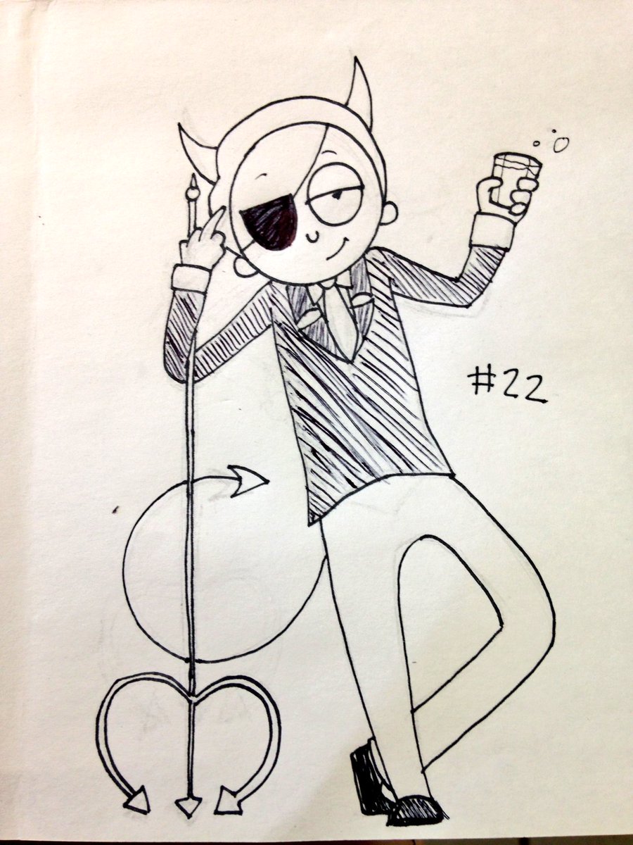 Bus_LaChiny64's tweet photo. Evil Morty joins this mf party!!

#Inktober2017 #RickAndMorty #EvilMorty #22 https://t.co/2V4k7VSeoJ