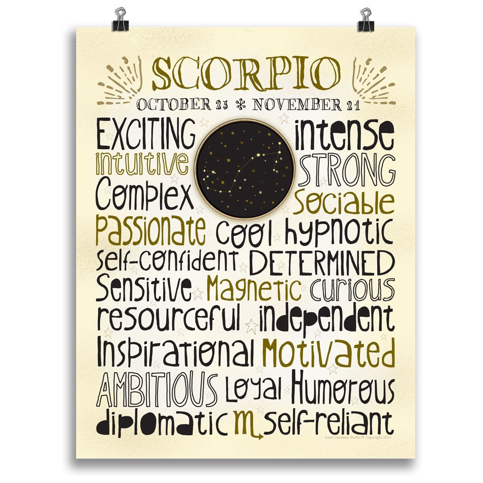 AGarrisonStudio's tweet image. Scorpio Season starts today. Save 15% on Scorpio prints.#scorpioseason #scorpiobirthday #zodiactraits #scorpiotraits bit.ly/2f9sq7d