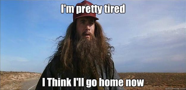 After 2 minutes in the gym...