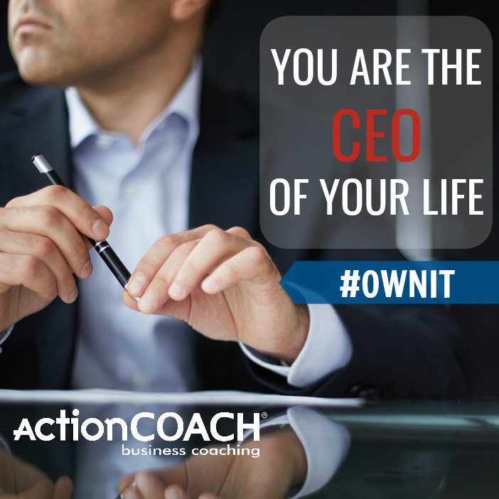 ActionCOACH's tweet photo. You are the CEO of your life. #OwnIt #Ownership #14PointsofCulture #ActionCOACH #BusinessCoaching #TakeAction https://t.co/Ea1KUPBUIb