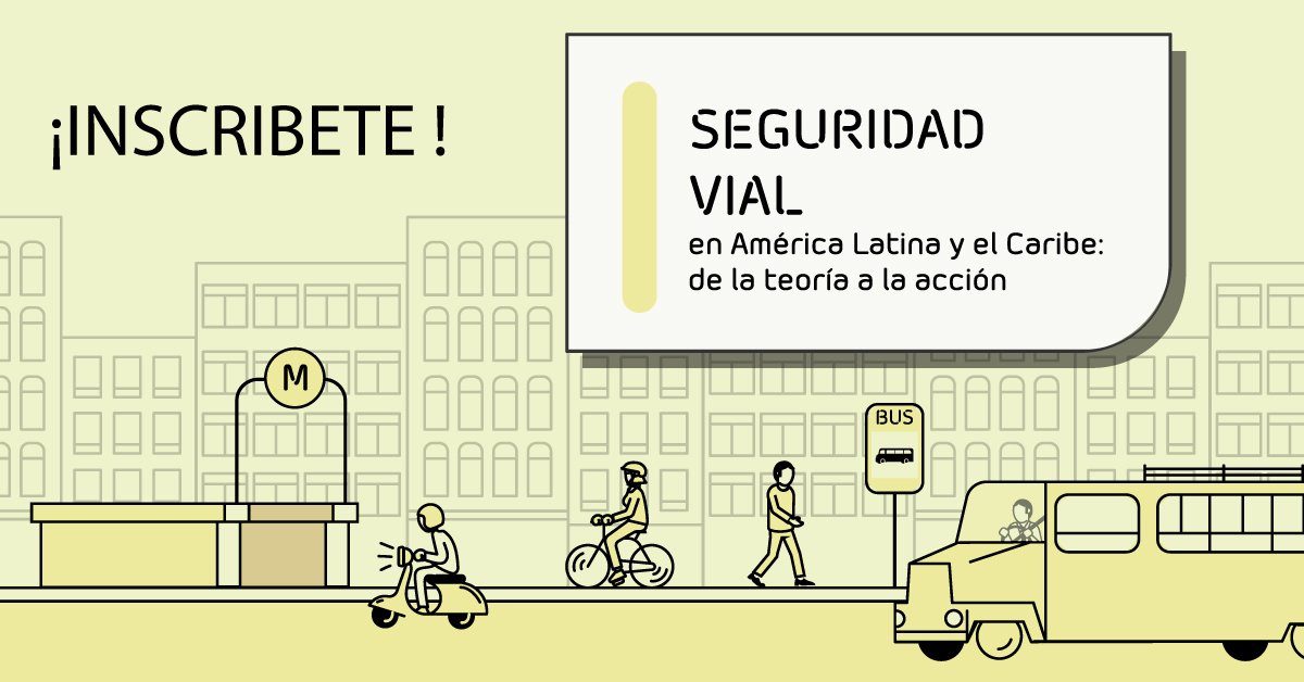 el_BID's tweet photo. Decir que la #SeguridadVial salva vidas no es una frase trillada. Aprende más sobre #MovilidadUrbana con este #curso https://t.co/rooFeSSUNL https://t.co/svfid2vplZ