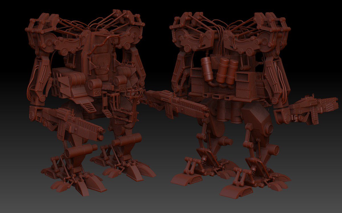 Guy__Boh's tweet photo. Update on the APU #zbrush https://t.co/ZAbPcHtXxR
