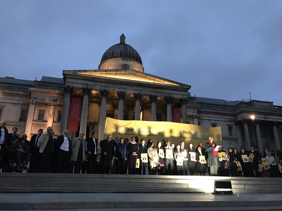 Mike_Shapes's tweet photo. ⚡️⚡️“Put the planet first”

@TheElders take the stage at #TrafalgarSqaure to continue Mandela’s long walk to freedom

Let’s #WalkTogether ✌️ https://t.co/ZPk7au7zD8
