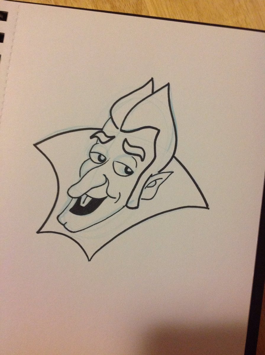 BelugaToons's tweet photo. Count Chocula #Inktober #FoodFright #MonsterCereals https://t.co/JJ526UOZKa