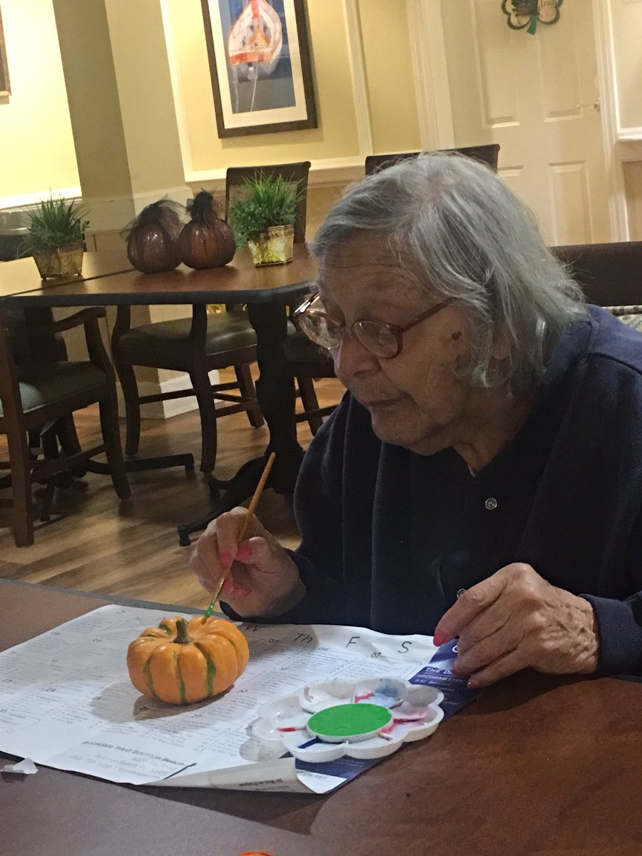 RecBoxLLC's tweet image. RecBox provides Pumpkin Decorating at #BrookdaleSeniorLiving