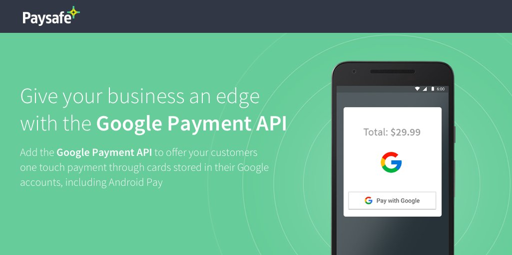 We’re proud to team up with <a href="/Google/">Google</a> to provide in-app &amp; in mobile browser #GooglePaymentAPI capabilities globally: bit.ly/2yL3eR3