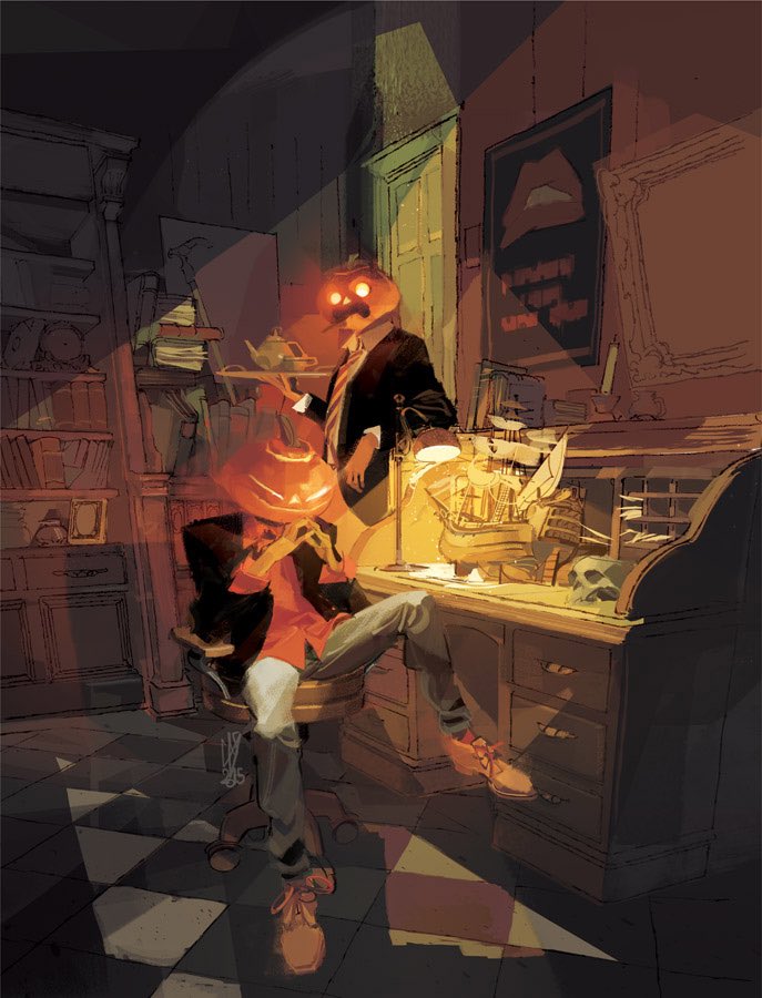 “Buone feste, mates. Bwahahahahahahaha—“ Coughs.