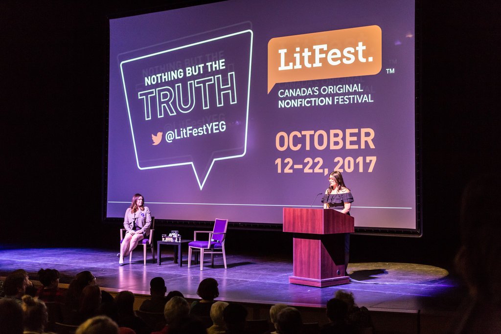 LitFestYEG's tweet photo. It's a wrap, folks! Thanks for attending #LitFest17! Today is gratitude day & we'll thank everyone who it made possible. Photo @leroyschulz https://t.co/BGAeVODy7E