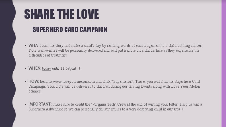 Share the love and brighten a child's day with in our Superhero Card Challenge- live TODAY only til 11:59pm! loveyourmelon.com/pages/createas… #VTLYM