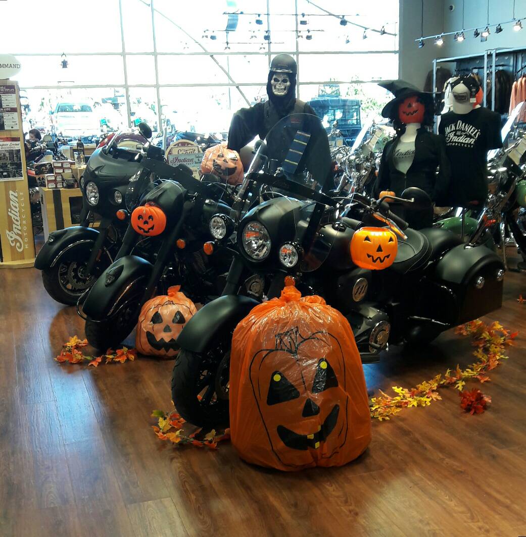 Stop into Mies Outland Watkins to Receive some Spootacular Savings on a NEW Indian Motorcycle!! #Halloween #IndianMotorcycle