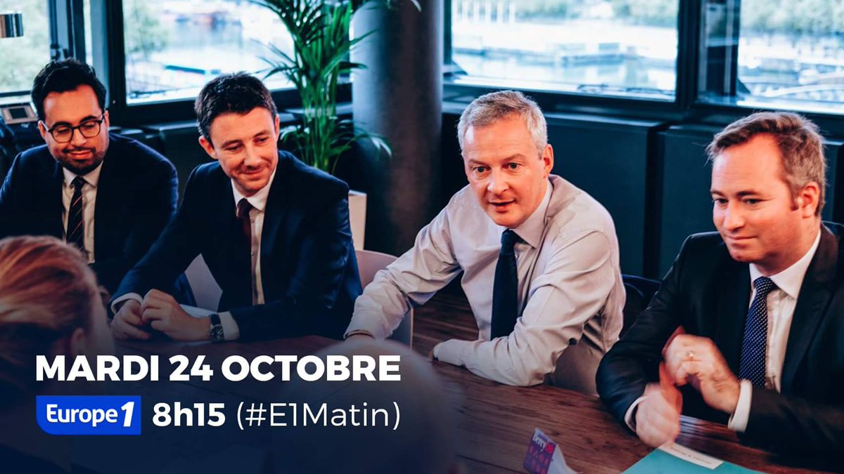 BLMAriege's tweet photo. Retrouvez @BrunoLeMaire demain à 8h15 sur @Europe1 #E1Matin https://t.co/CDLCxvF6hg