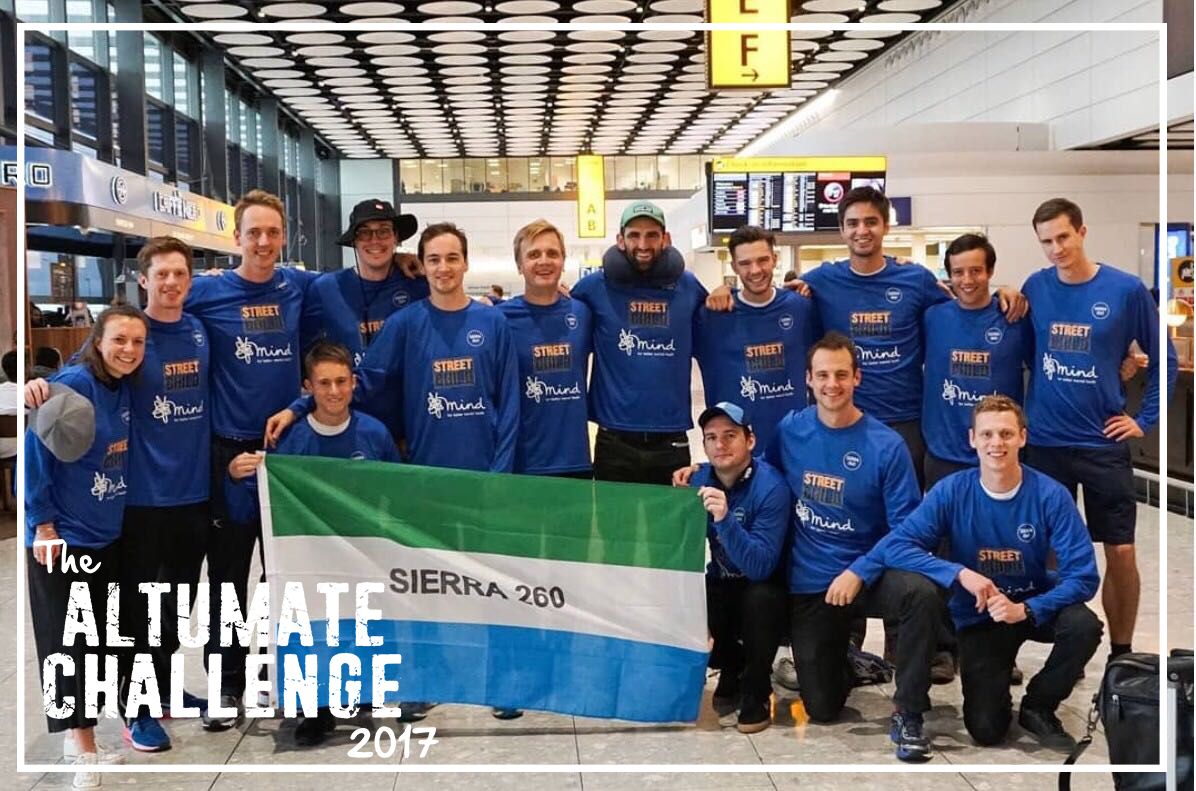 AltumConsulting's tweet photo. Today @sierra_260 begin their #AltumateChallenge running 10 marathons in 10 days across Sierra Leone. Good luck team! https://t.co/wd5BCpCsqH