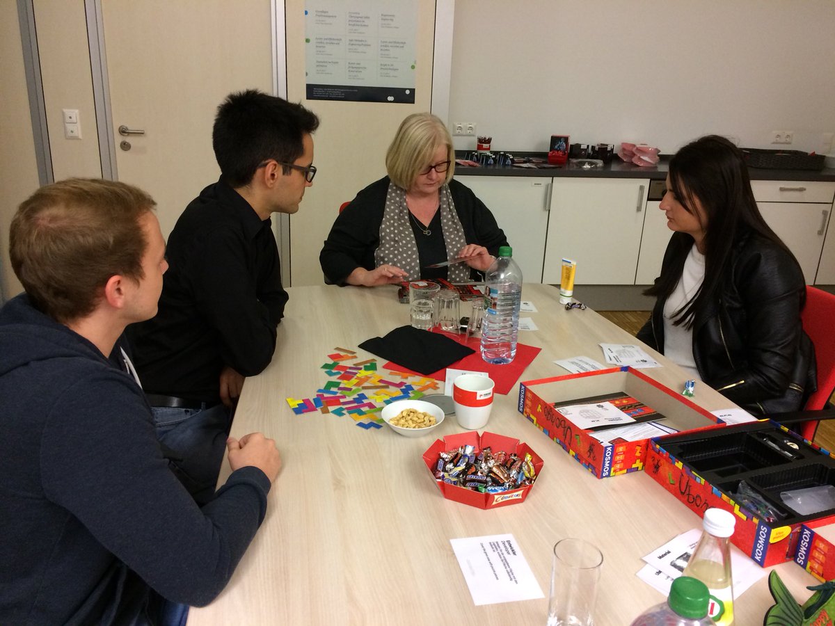 31.connect.IT Scrumtisch mit #agilegame bei <a href="/FERCHAU/">FERCHAU</a> in Heilbronn, Danke an die Coaches @carina_thewald und <a href="/frederikheld/">Frederik Held</a>