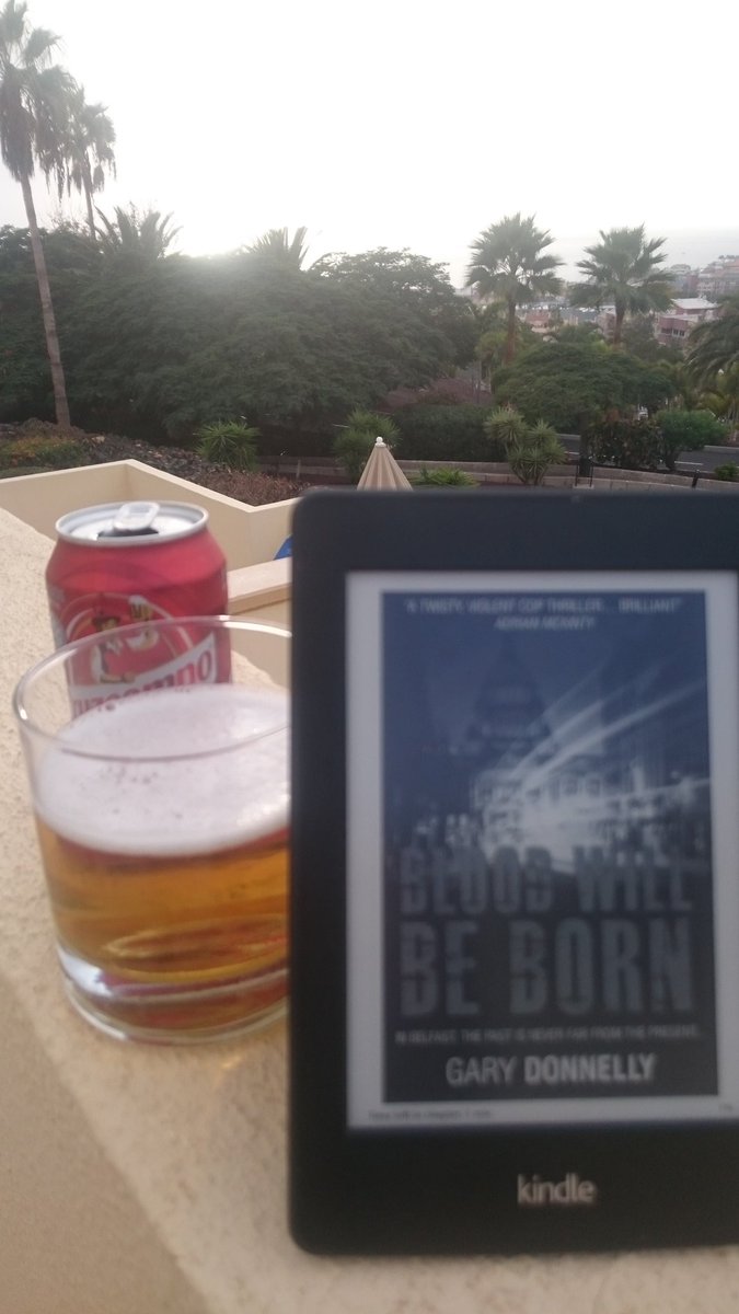 A good thriller after a hard day at the pool is what every holiday needs. Looking forward to this <a href="/DonnellyWriter/">Gary Donnelly</a> #bloodwillbeborn