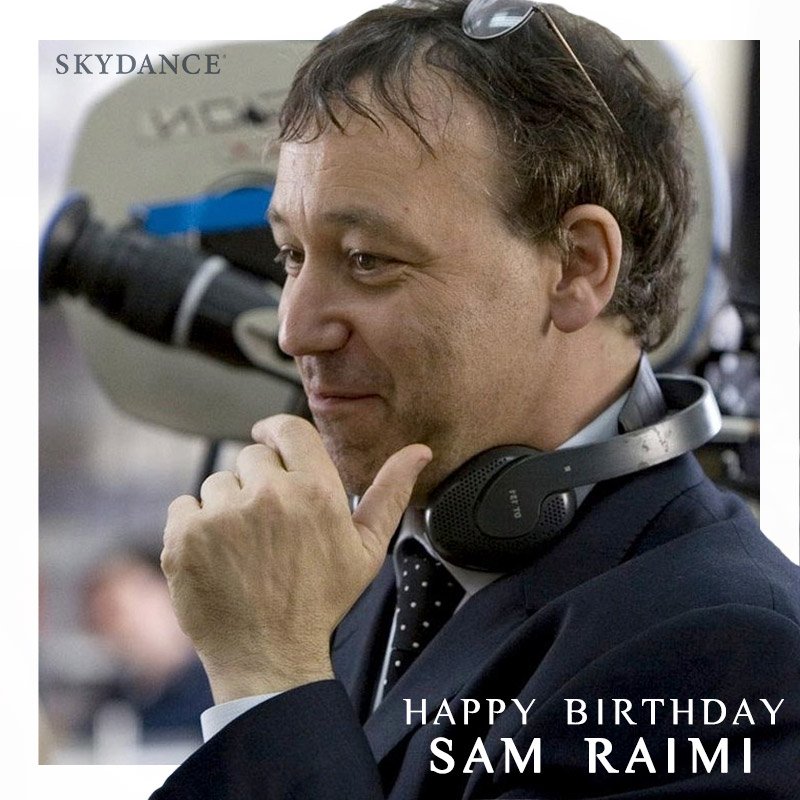 A very happy birthday to our producing partner Sam Raimi! 