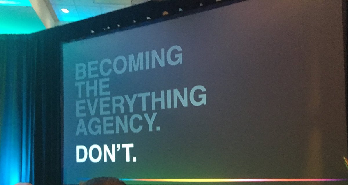 This is promising...#DigidayAgency