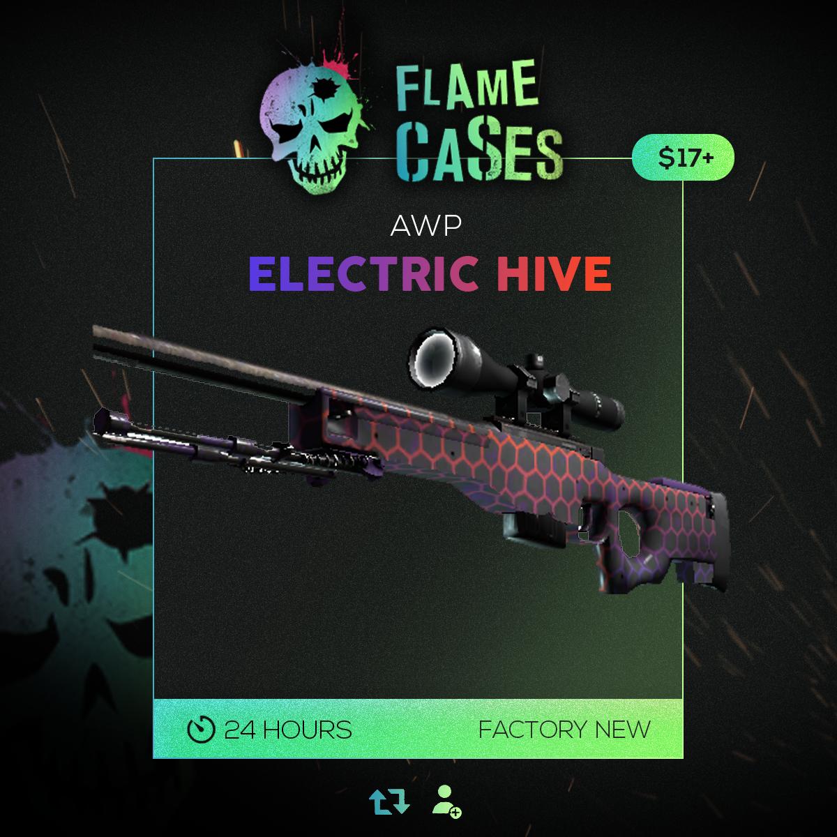 AWP ELECTRIC HIVE #GIVEAWAY

-Follow &amp; RT &amp; Like
-Go goo.gl/ejyqXb      
-Tag a friend
-Put #flamecasesarmy in bio!

24 HOURS