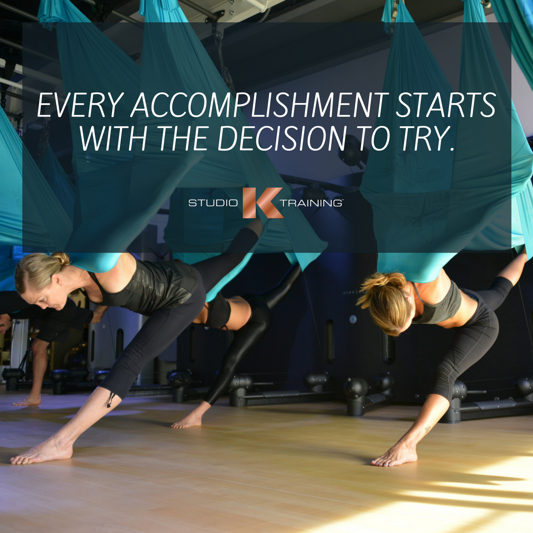 StudioKTraining's tweet photo. Try something new today. #Train4Life #studioktraining #aerialyoga #fitlife #fitspo #mondaymotivation https://t.co/ynrvtoCUl6