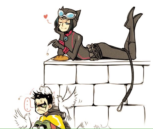 [*AU] Melvin Brian Kyle aka Catlad 😂 he loooves messing with Damian/Damia Wayne 😹