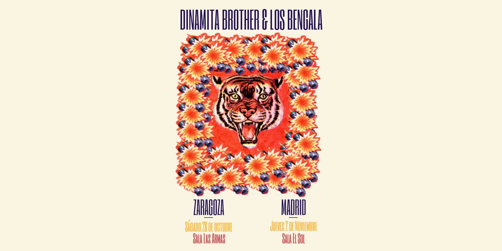 dinamitabrother's tweet photo. 🔥 ABRIMOS PARA NUESTROS AMIGOS #LosBengala EN ZARAGOZA: @alasarmas_org (sábado 28 de octubre) Y MADRID: @SalaElSol (Jueves 2 de noviembre) 🔥 https://t.co/e8oDWYr71u