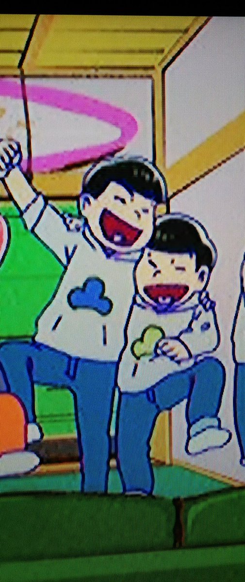 お茶松 おそ松さん 水陸松的4話まとめ うーん 寝室のテレビは画質悪いから また撮り直そう