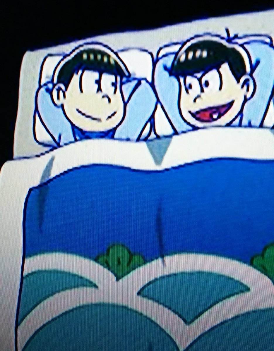 お茶松 おそ松さん 水陸松的4話まとめ うーん 寝室のテレビは画質悪いから また撮り直そう