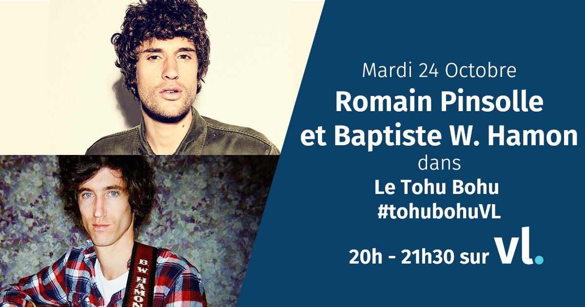 Sarah Gfeller (@sarah_gfeller) on Twitter photo Demain c'est le @tohubohuVL! On accueillera <a href="/BWHamon/">Baptiste W. Hamon</a> et <a href="/Romain_Pinsolle/">Romain Pinsolle</a>. On sera là 20h-21h30 sur <a href="/radio_v_l/">VL</a> . ☺️
radiovl.fr/direct/ Demain c'est le @tohubohuVL! On accueillera <a href="/BWHamon/">Baptiste W. Hamon</a> et <a href="/Romain_Pinsolle/">Romain Pinsolle</a>. On sera là 20h-21h30 sur <a href="/radio_v_l/">VL</a> . ☺️
radiovl.fr/direct/