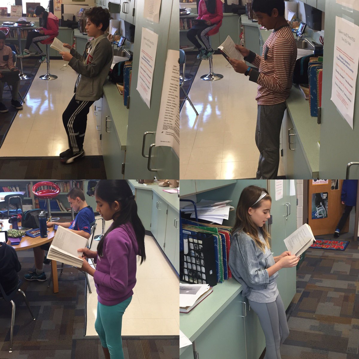 gowgab's tweet photo. Proud of classmates taking the role as our 'Read Aloud Reader'. Practicing our public speaking with 'Beneath'! @D102Meridian #rolandsmith https://t.co/GQl7FxdrB9